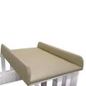 Trocador Portátil para Berço em Corino Bege Phoenix Baby Macio Higiênico Conforto Infantil Enxoval - 5