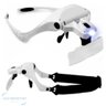 Lupa Cabeça Oculos com Led 5 Lentes Profissional Estética - 3