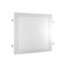 Ver imagem 2 de Kit 2 Embutido Slim Quadrado 22x22cm 18w 2700k