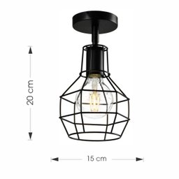 Luminária Arandela Lumier Wall 15x20cm Preto G9 Bivolt - 2