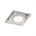 Ver imagem 1 de Kit 10 Spot Quadrado Embutir Espelhado Cristal Dicroica para Cozinha ZAN02