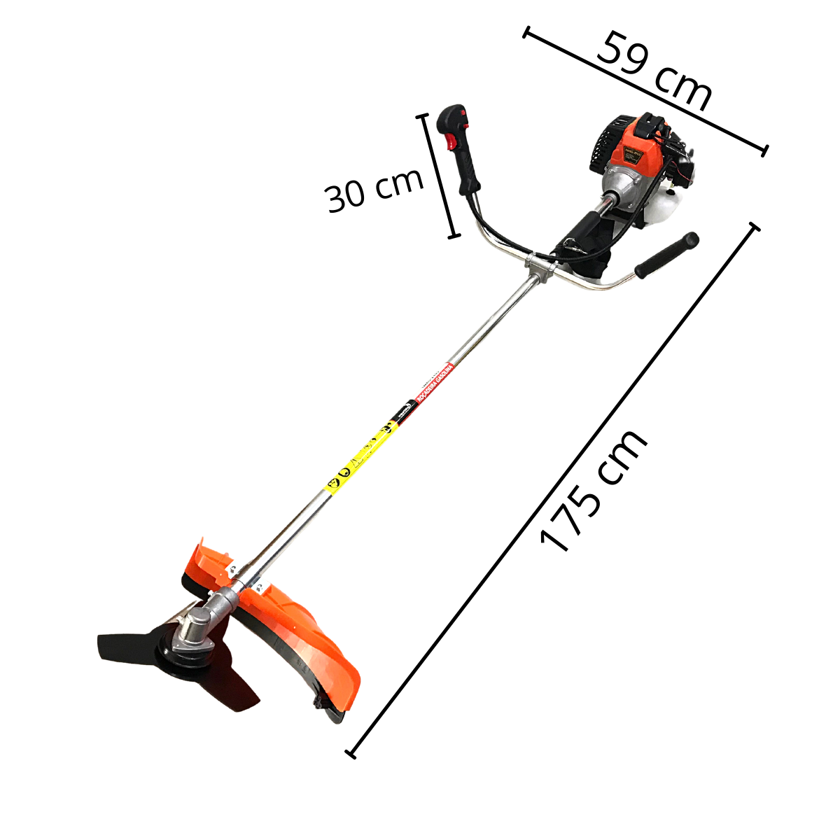 Roçadeira a Gasolina Importway Iwrg2t63 de 63cc Motor 2 Tempos 3hp - 2