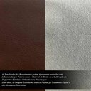 Ver imagem 5 de Conjunto Cama com Cabeceira Queen Torres Pés em Madeira Pu/bouclê Marrom/off White G91 - Gran Belo