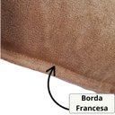 Ver imagem 2 de Capa de Almofada Boucle Mostarda 50x50 Cm