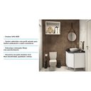 Ver imagem 5 de Gabinete para Banheiro sem Furação com Nicho Branco Suprema Luciane Móveis