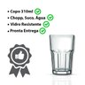 copo vidro linha chicago transparente 310ml original 123útil - 4