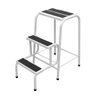 Banco Banqueta Escada Dobrável Reforçada 3 Degraus Aço Ferro - 1