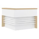 Ver imagem 6 de Conjunto 2 Balcões Tamburato de Atendimento em L Carvalho/branco Artany