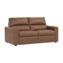 Ver imagem 1 de Sofá 2 Módulos Recliner Retrátil Reclinável Elétrico Couro Amarula 220cm
