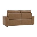 Ver imagem 7 de Sofá 2 Módulos Recliner Retrátil Reclinável Elétrico Couro Amarula 220cm