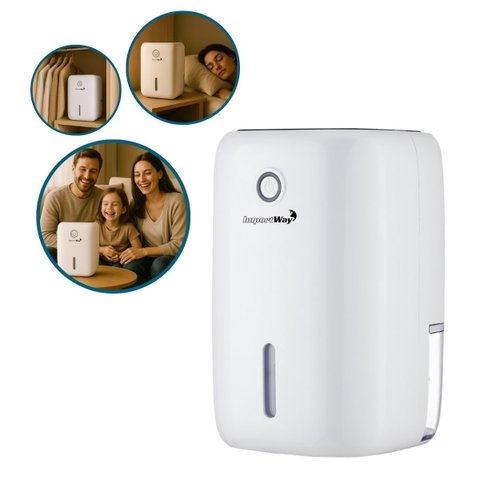 Desumidificador de Ar com Led Antimofo 800ml Importway