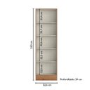 Ver imagem 3 de Guarda-Roupa Multiuso Space New 2 Portas