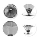 Ver imagem 3 de Filtro Coador para Cafe Reutilizável de Inox grande sem filtro