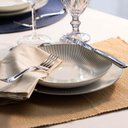 Ver imagem 5 de Conjunto 6 Pratos Rasos de Jantar em Porcelana Decorada 25cm Tramontina Lineare Cozinha Mesa Posta