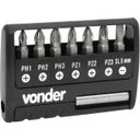 Ver imagem 1 de Bits/Ponteira Crv C/9Pcs Enc 1/4Pol Vonder