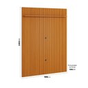 Ver imagem 2 de Painel Ripado para TV até 75 Polegadas 100% MDF 184CMX240CM Arbo