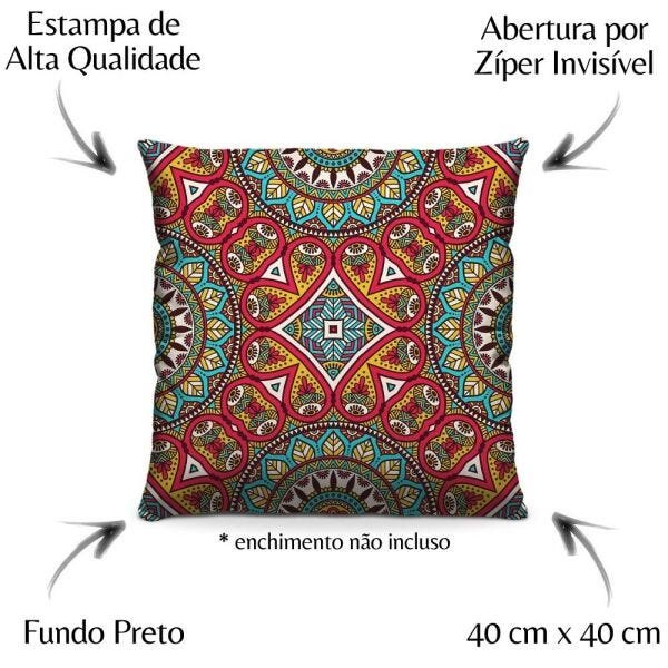 Kit 2 Capa para Almofada Premium Decorativas 40x40 Tocantins - 2