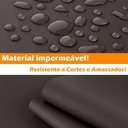 Ver imagem 6 de Adesivo Revestimento em Couro Sintético Marrom Escuro 50x137cm