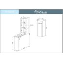 Ver imagem 3 de Tábua de Passar Retrátil Tp3030 Branca Tecnomobili