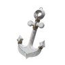 Âncora em Madeira Decorativa Decoração Praia Marítimo Branca - 3