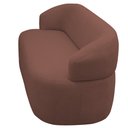 Ver imagem 6 de Sofá 3 Lugares Living Orgânico Sala de Estar 170cm Conka F05 Veludo Chocolate - Mpozenato