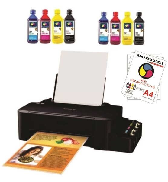 Impressora Epson L120 Ecotank 8un Refil Tinta Sublimatica Madeiramadeira 0729