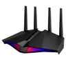 Roteador Wi-Fi Gamer Asus RT-AX82U - Gigabit - 5400MB/s - Wi-Fi 6 - Aura RGB - AiMesh - Modo Mobile - 1