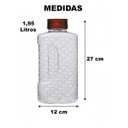 Ver imagem 2 de Kit 2 Jarra Garrafa de Geladeira Tampa Cascata Água 1,95l Vinho
