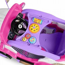 Quadriciclo Infantil Diipi com Cinto de Segurança Calesita - Rosa - 9
