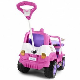 Quadriciclo Infantil Diipi com Cinto de Segurança Calesita - Rosa - 11