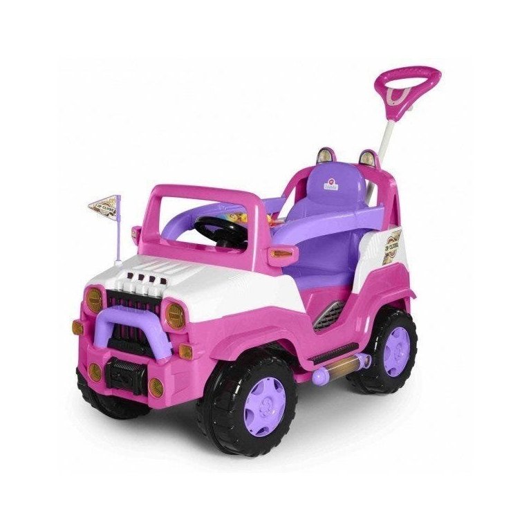 Quadriciclo Infantil Diipi com Cinto de Segurança Calesita - Rosa