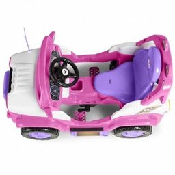 Quadriciclo Infantil Diipi com Cinto de Segurança Calesita - Rosa - 4