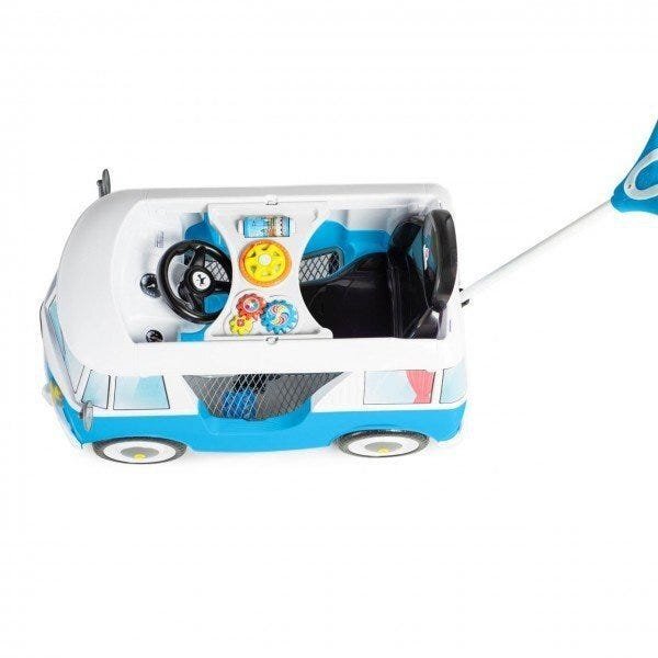 Carrinho Infantil de Passeio e Pedal com Cinto de Segurança Kombina - Calesita Azul - 4