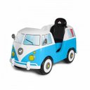 Ver imagem 2 de Carrinho Infantil de Passeio e Pedal com Cinto de Segurança Kombina - Calesita Azul