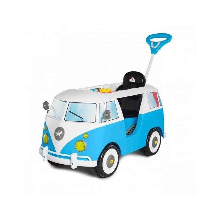 Carrinho Infantil de Passeio e Pedal com Cinto de Segurança Kombina - Calesita Azul