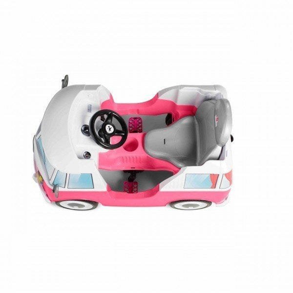 Carrinho Infantil de Passeio e Pedal com Cinto de Segurança Kombina - Calesita Rosa - 7