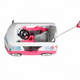 Carrinho Infantil de Passeio e Pedal com Cinto de Segurança Kombina - Calesita Rosa - 6