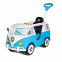 Ver imagem 3 de Carrinho Infantil de Passeio e Pedal com Cinto de Segurança Kombina - Calesita Rosa