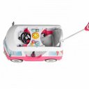 Ver mais imagens de Carrinho Infantil de Passeio e Pedal com Cinto de Segurança Kombina - Calesita Rosa