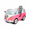 Carrinho Infantil de Passeio e Pedal com Cinto de Segurança Kombina - Calesita Rosa - 5