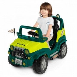 Quadriciclo Infantil Diipi com Cinto de Segurança Calesita - Verde - 2