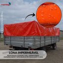 Ver imagem 3 de Lona Plástica Impermeável Laranja 4 X 4 Metros 70gsm 100 Micras com Ilhós Reforçados