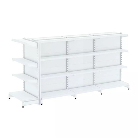 Gondola Centro 137 Fit Ate 3 Metros 1 Ponta Branco 28b Sp Etiqueta