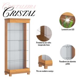 Cristaleira Ambiente Cristal Nature - Imcal - 4