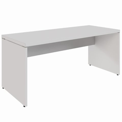 Mesa Retangular Pé Painel 170x70cm Linha Start Cinza Cinza P