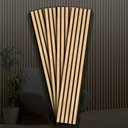 Ver imagem 2 de 10 Ripas Mdf Autocolante Revestimento de Parede Ripado - 90x16cm