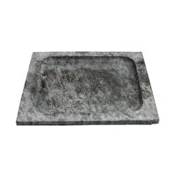 Prato Quadrado Raso Servir Porção em Pedra Sabão P 20x20 - 1 Prato Quadrado Raso Servir Porção em Pedra Sabão P 20x20 - 1