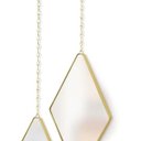 Ver imagem 4 de Dima Dourado - Trio de Espelhos Losango - Umbra