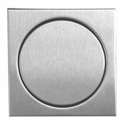 Ralo Quadrado Elegance 12,5 X 12,5 Cm Inox Escovado Mozaik - Rble1020