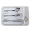 Ver imagem 4 de Jogo de Talheres Silver 25 Peças Aço Inox com Porta Talheres
